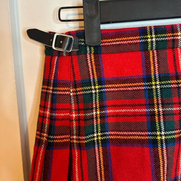 Laird Portch Of Scotland Red Plaid Wool Kilt - Picture 4 of 4